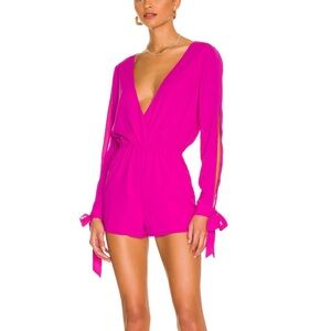 WORN ONCE ❤️ GOOD AS 🆕 REVOLVE x superdown Jocelyn Romper in Purple 💓